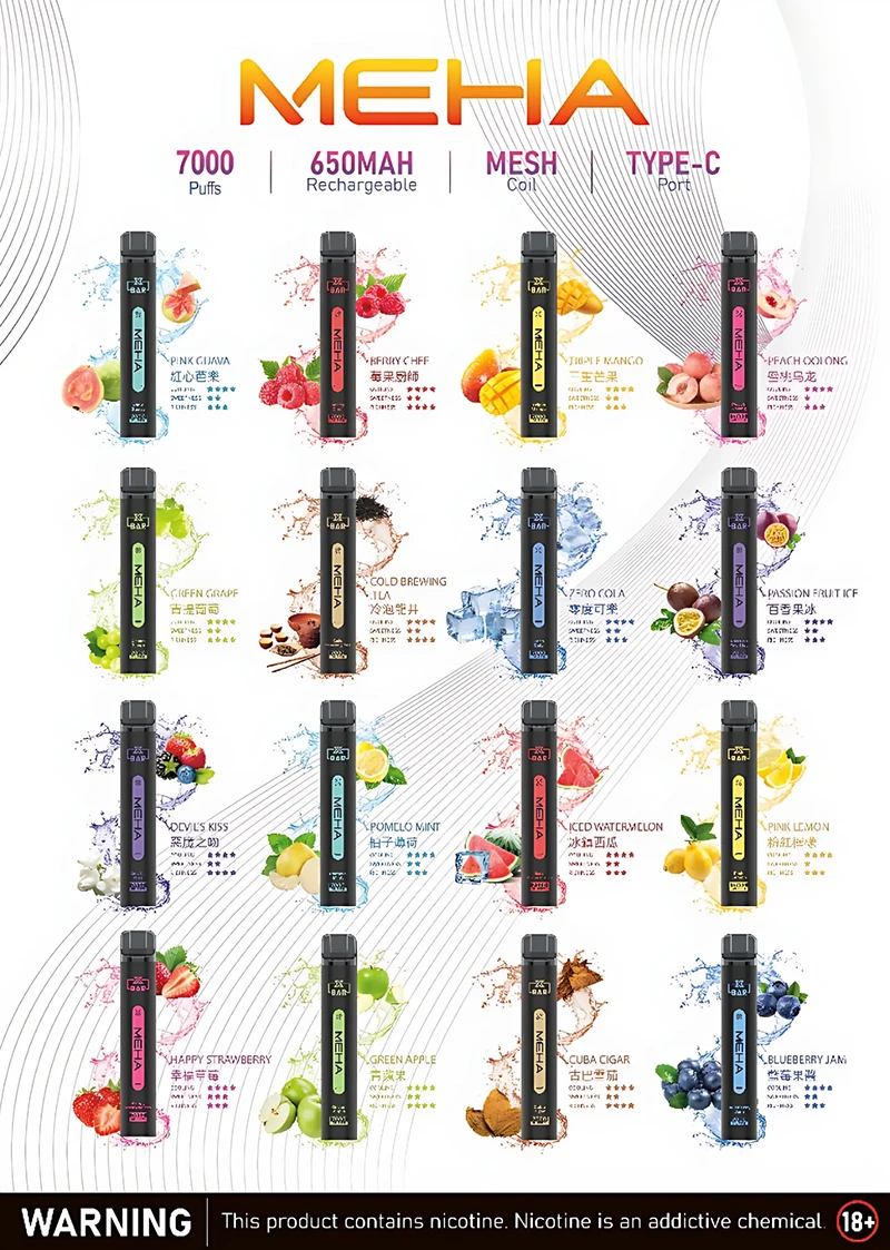 Meha Xbar 7000：魅嗨小黑條 7000口，Mesh Coil 網狀芯與 Type-C 快充長效體驗(图1)